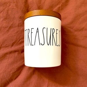 Rae Dunn TREASURES Ceramic Canister